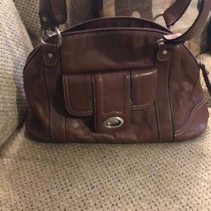 East 5th Brown Leather Purse